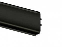 Профиль GOLA П-образный для нижних баз L=4200mm, черный браш, FRM9201.BB